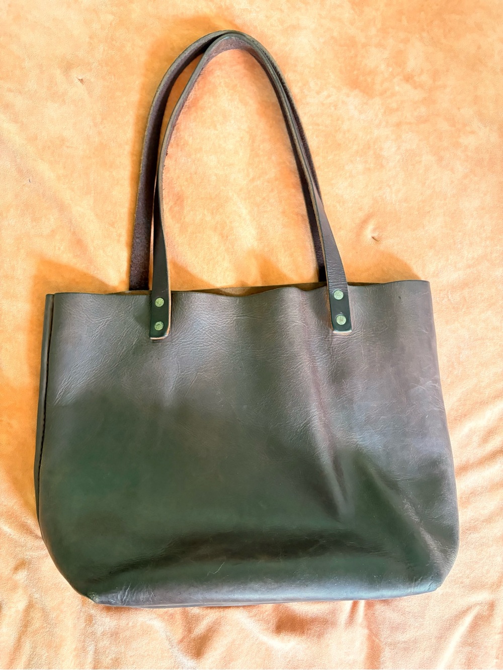 Portland Leather Chestnut Leather Tote